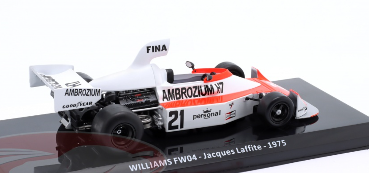 Le grandi formula 1 - Auto da corsa - WILLIAMS FW04 di Jacques Laffite