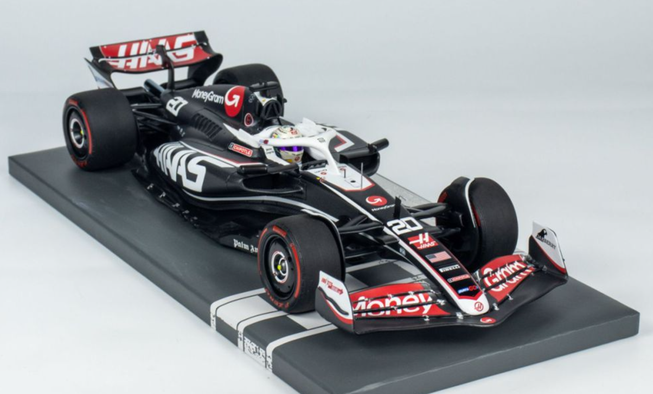 1/18 Minichamps 2024 Formula 1 Kevin Magnussen Haas VF-24 #20 Car Model