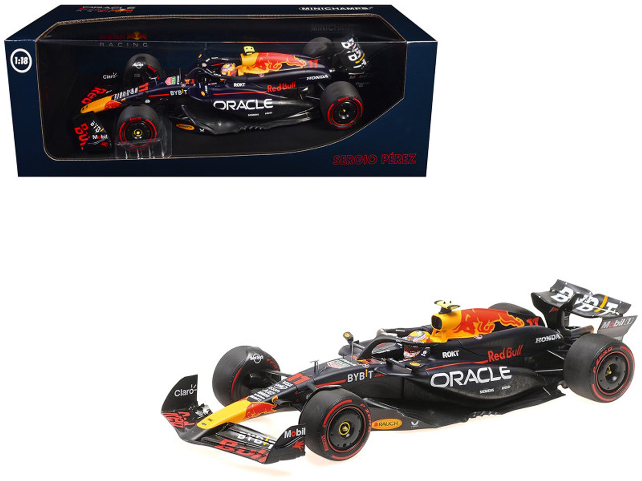MINICHAMPS Red Bull Racing F1カー 1/18 Minichamps 2022 RED BULL F1 RB18 WORLD CHAMPION WINNER USA