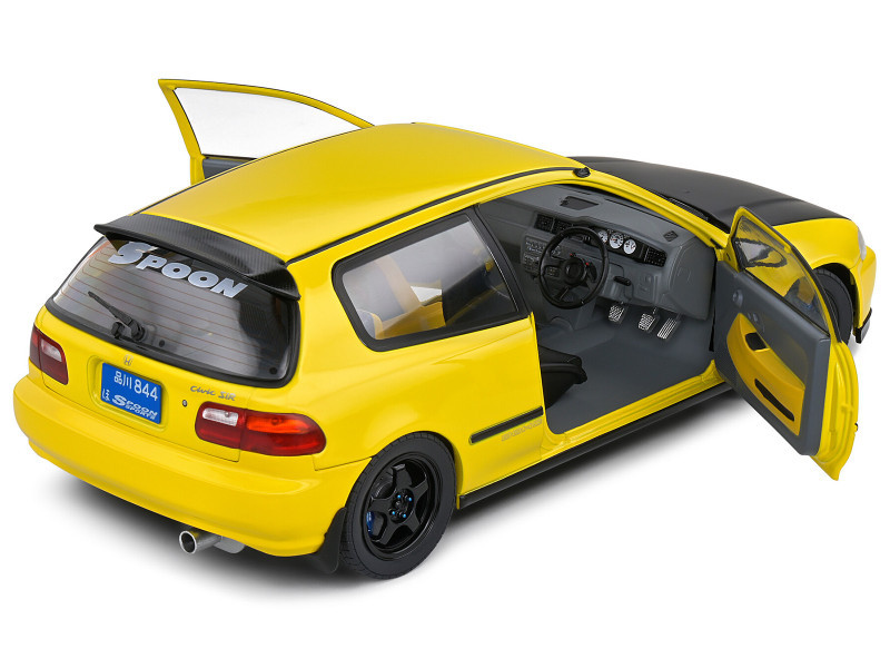 1/18 Solido 1991 Honda Civic EG6 Spoon Version (Yellow) Diecast