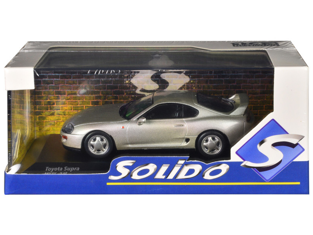 1/43 Solido 2002 Toyota Supra MK IV (Silver) Diecast Car