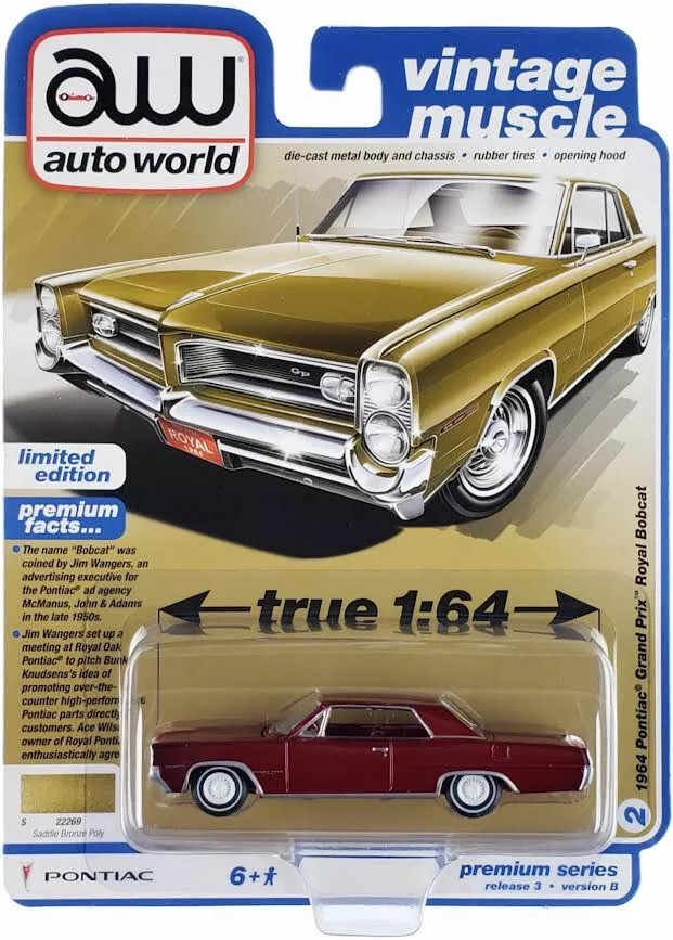 CHASE CAR 1964 Pontiac Grand Prix Royal Bobcat (Red) 
