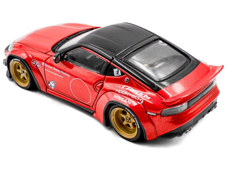 の 1/43 Solido 2022 Nissan 400Z Rocket Bunny (Red) Diecast Car Model