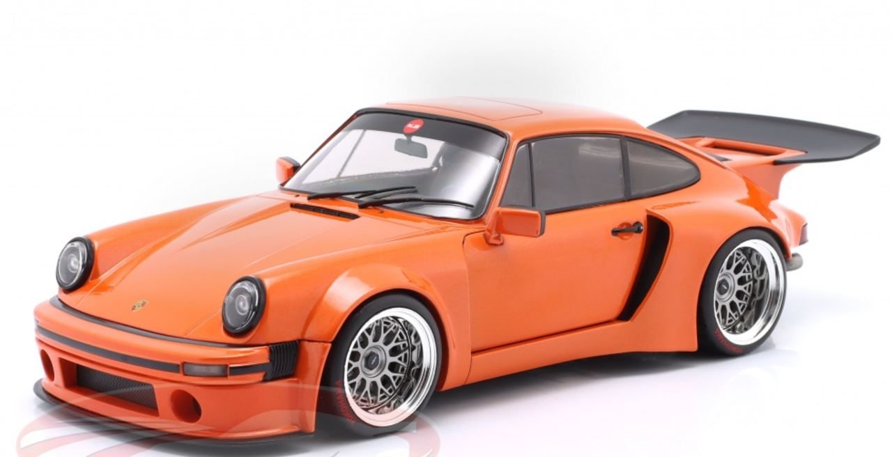 【a】 1/18 Solido 2022 Porsche 911 964 KS-R (Orange) Diecast Car