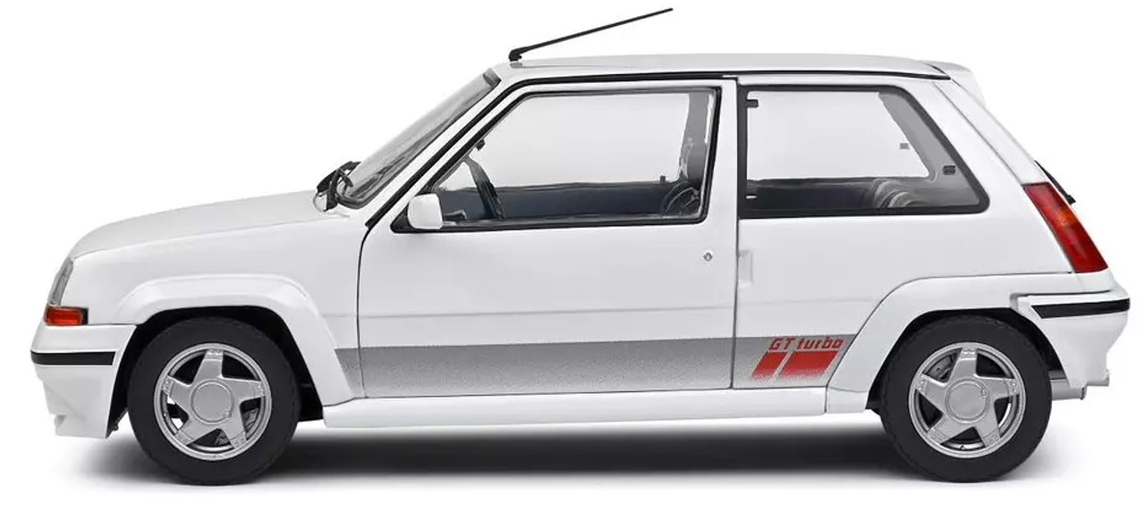 ！ 1/18 Solido 1989 Renault 5 GT Turbo MK2 (White) Diecast Car