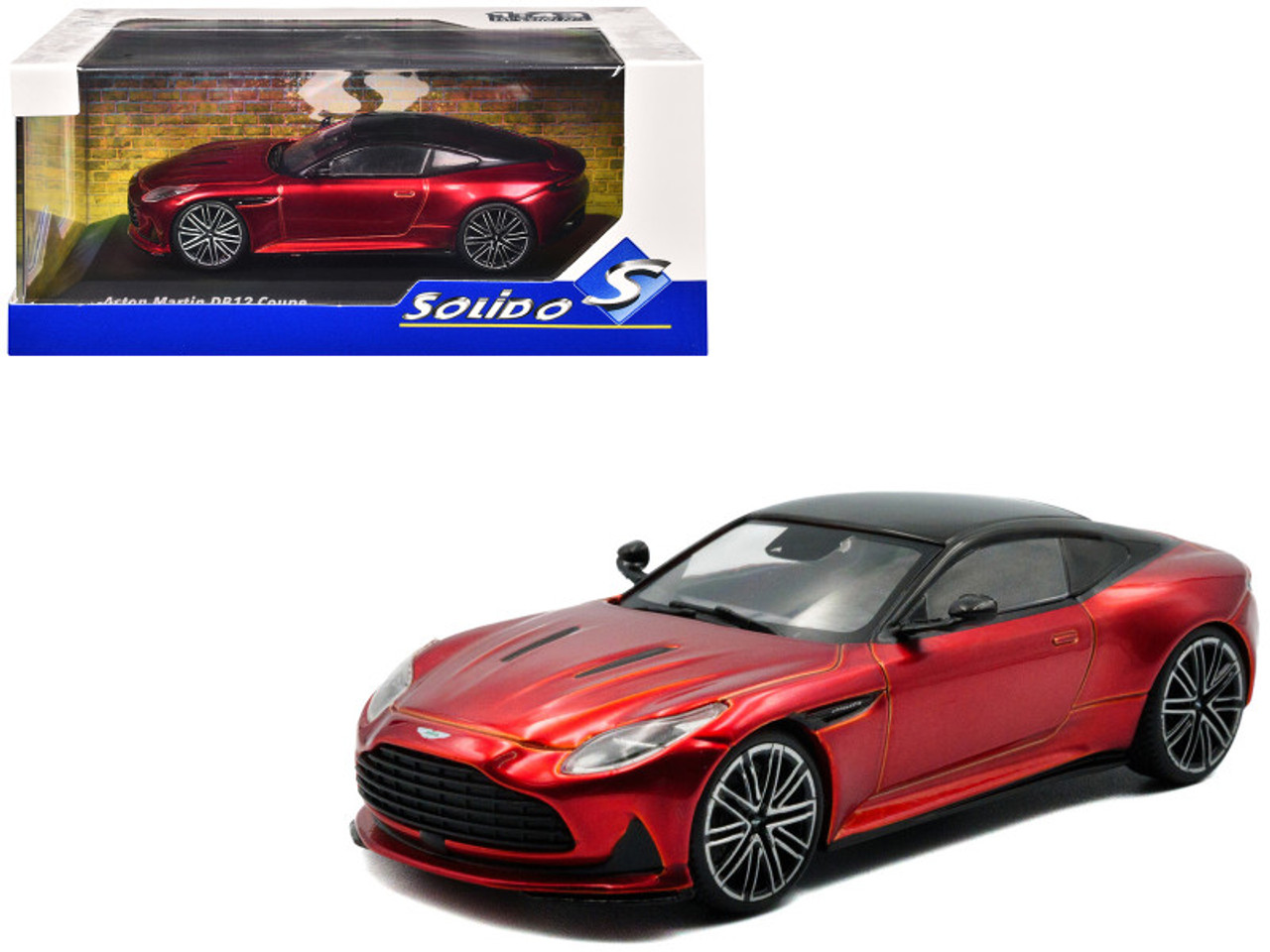 1/43 Solido 2023 Aston Martin DB12 (Red) Diecast Car Model