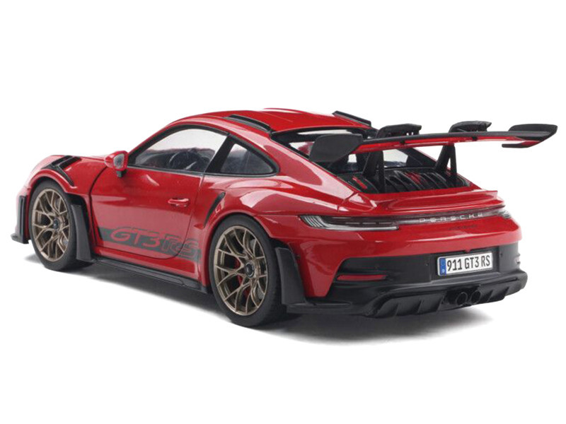 1/18 Solido 2024 Porsche 911 992 GT3 RS (Red) Diecast Car Model