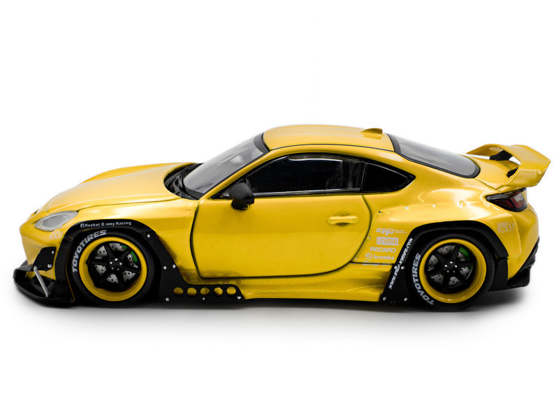 1/43 Solido 2022 Toyota GT86 Rocket Bunny (Yellow) Diecast Car