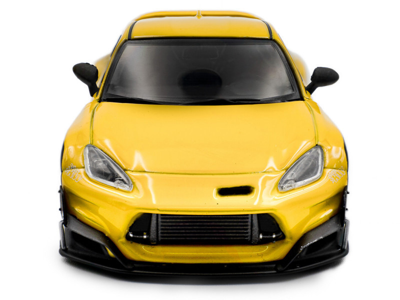 15個 1/43 Solido 2022 Toyota GT86 Rocket Bunny (Yellow) Diecast Car