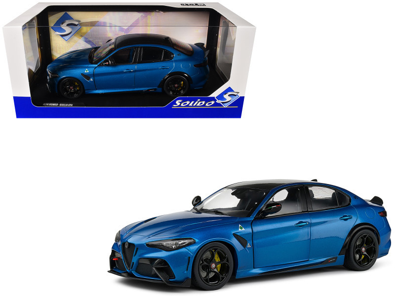 1/18 Solido 2022 Alfa Romeo Giulia GTA (Blue) Diecast Car Model