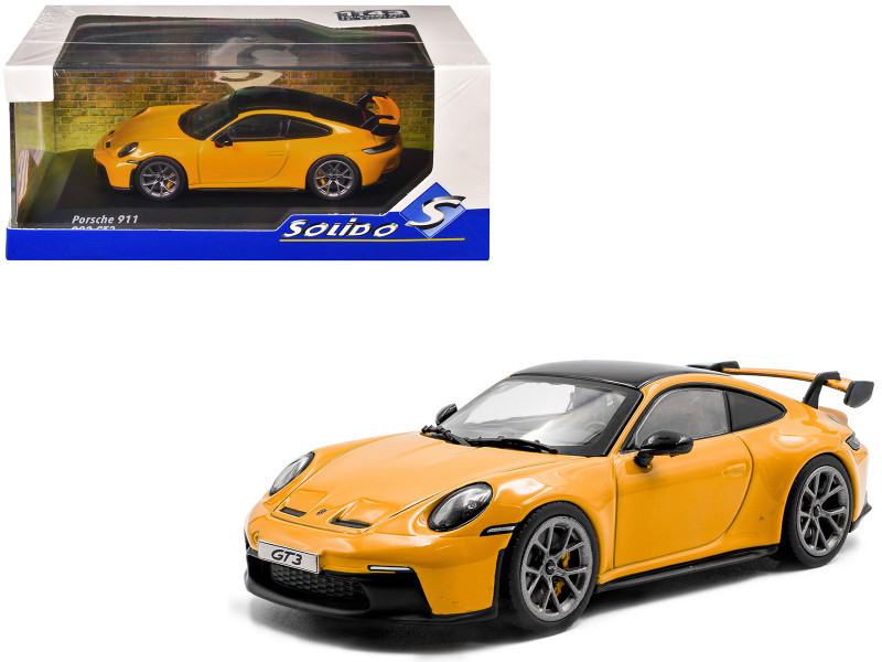 1/43 Solido 2023 Porsche 911 992 GT3 (Yellow) Diecast Car Model