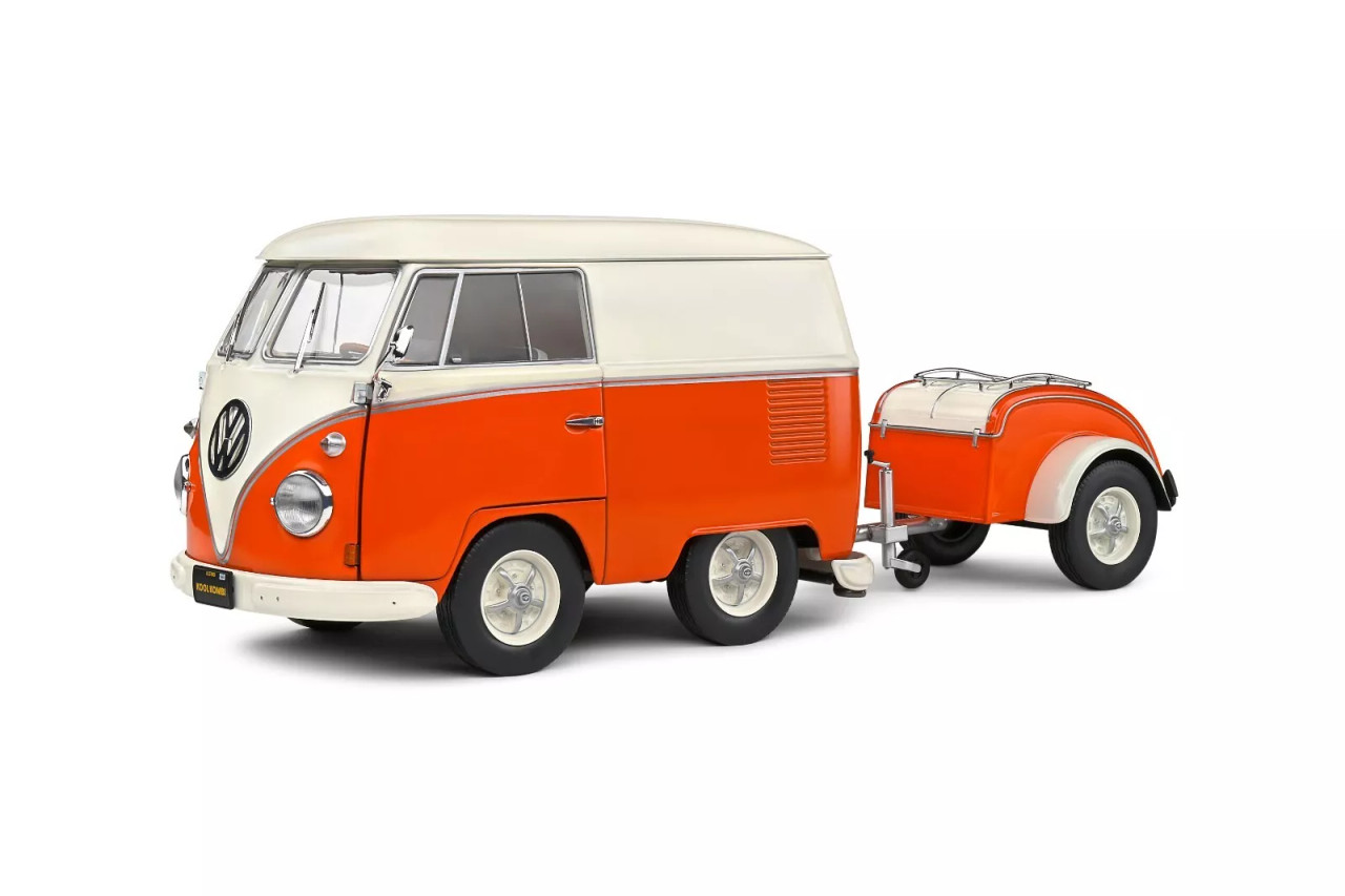 1/18 Solido 1950 Kool Kombi (Orange) Diecast Car Model