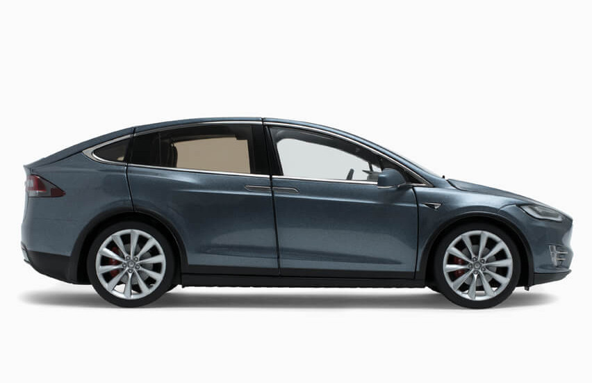 Full Customization of 1/18 Official Dealer Edition Tesla Model X