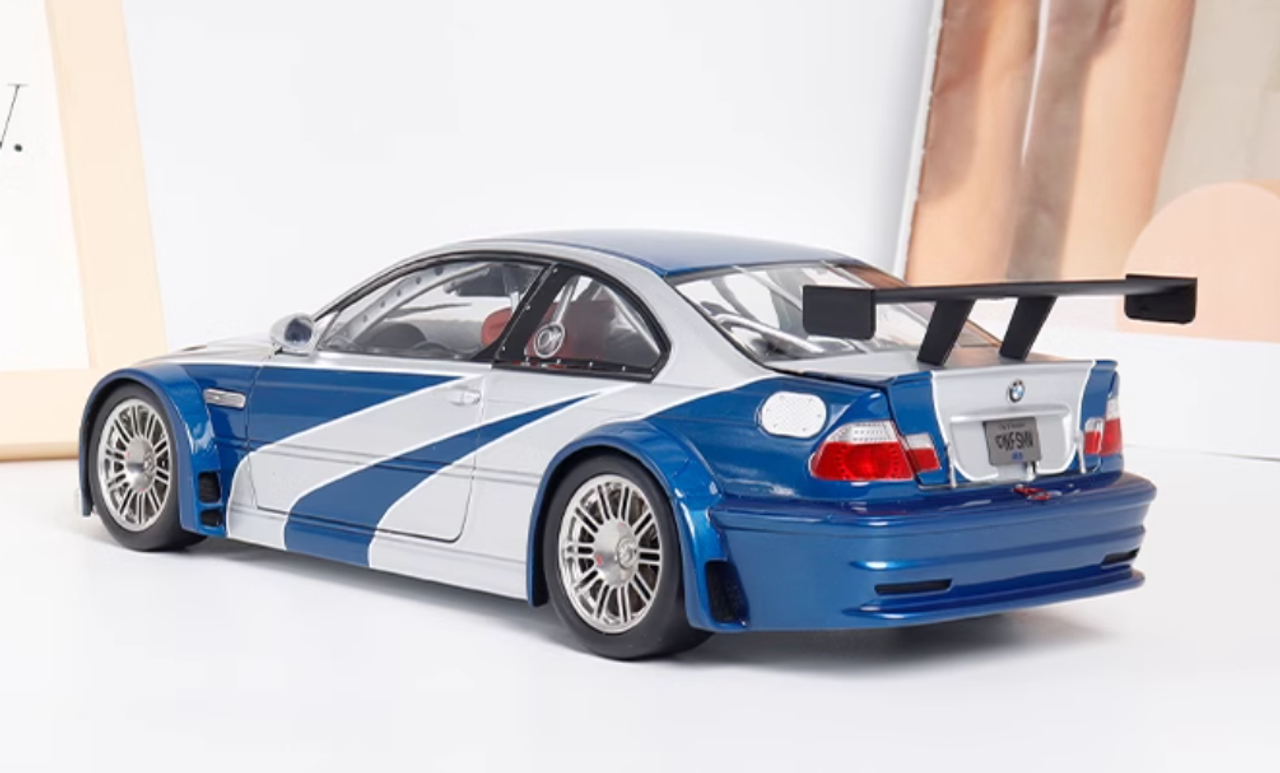 1/18 DCM BMW M3 E46 GTR Need for Speed Most Wanted Diecast Car Model -  LIVECARMODEL.com