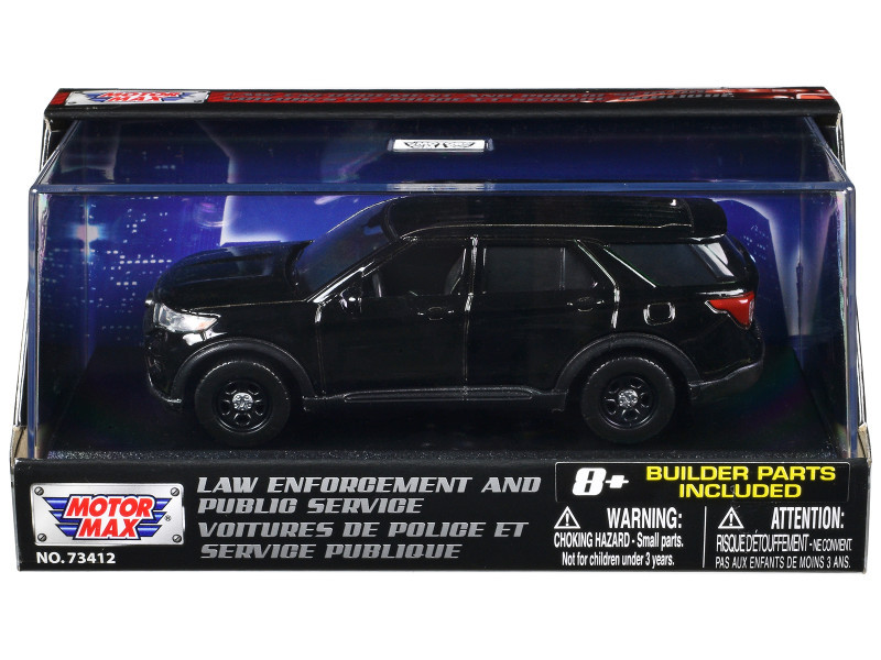 2022 Ford Police Interceptor Utility Black Unmarked 