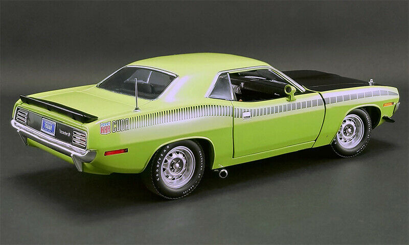 1/18 ACME 1970 Plymouth Barracuda AAR (Green) Diecast Car Model