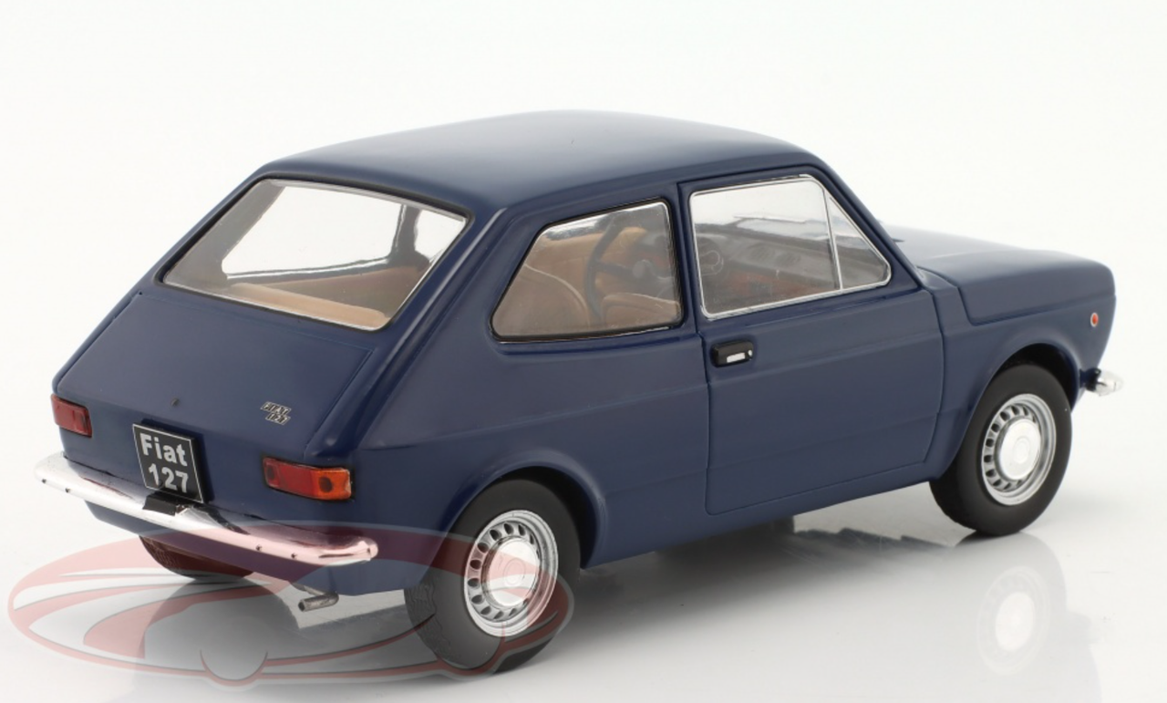 1/24 WhiteBox Fiat 127 (Dark Blue) Diecast Car Model