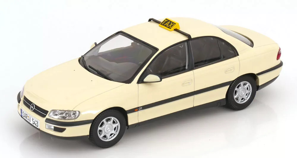 1/18 Triple9 1996 Opel Omega B Taxi Germany Diecast Car Model