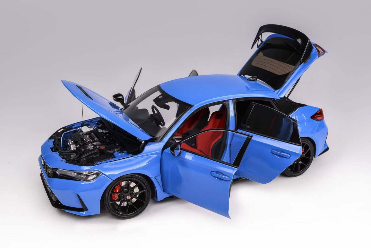 1/18 Motorhelix Honda Civic Type-R (FL5) (Blue) Diecast Car