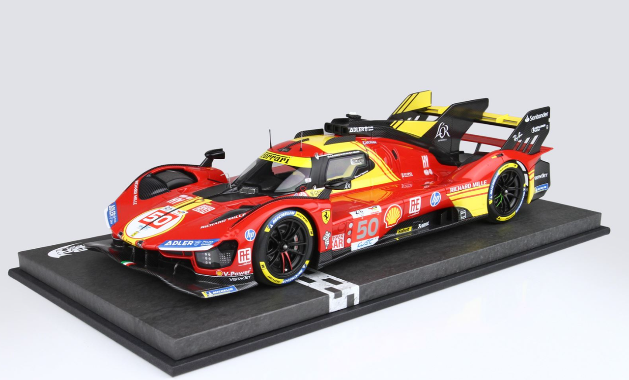 BBR フェラーリwec 1/18 ルマン24時間 499P 50号車 1/18 BBR 2024 Ferrari 499P #50 Winner Le Mans 2024 Fuoco
