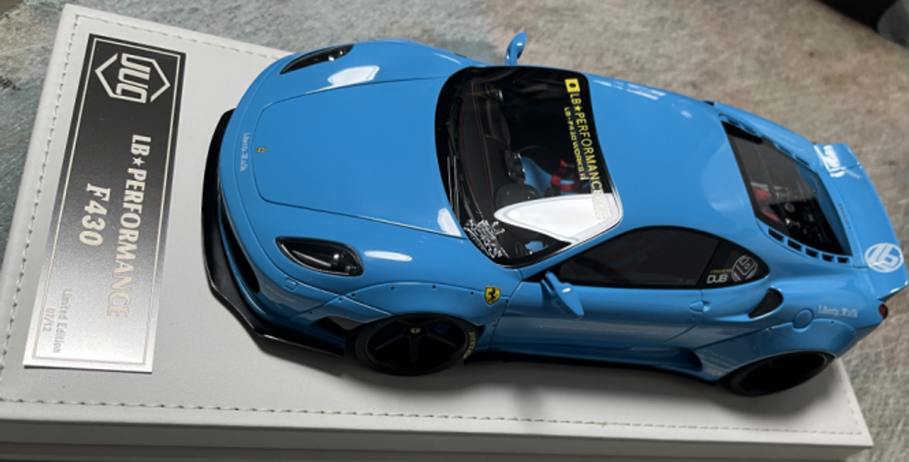 SIRACUSA 4XX JUC フェラーリ 1/18 シラクーサ 1/18 Mansory Ferrari 488 Siracusa 4xx in Blue w/ White Brake