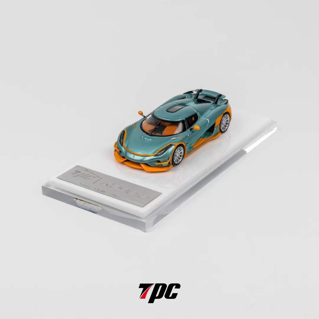 マックス 1/64 TPC Koenigsegg Regera (Ice Blue) Car Model