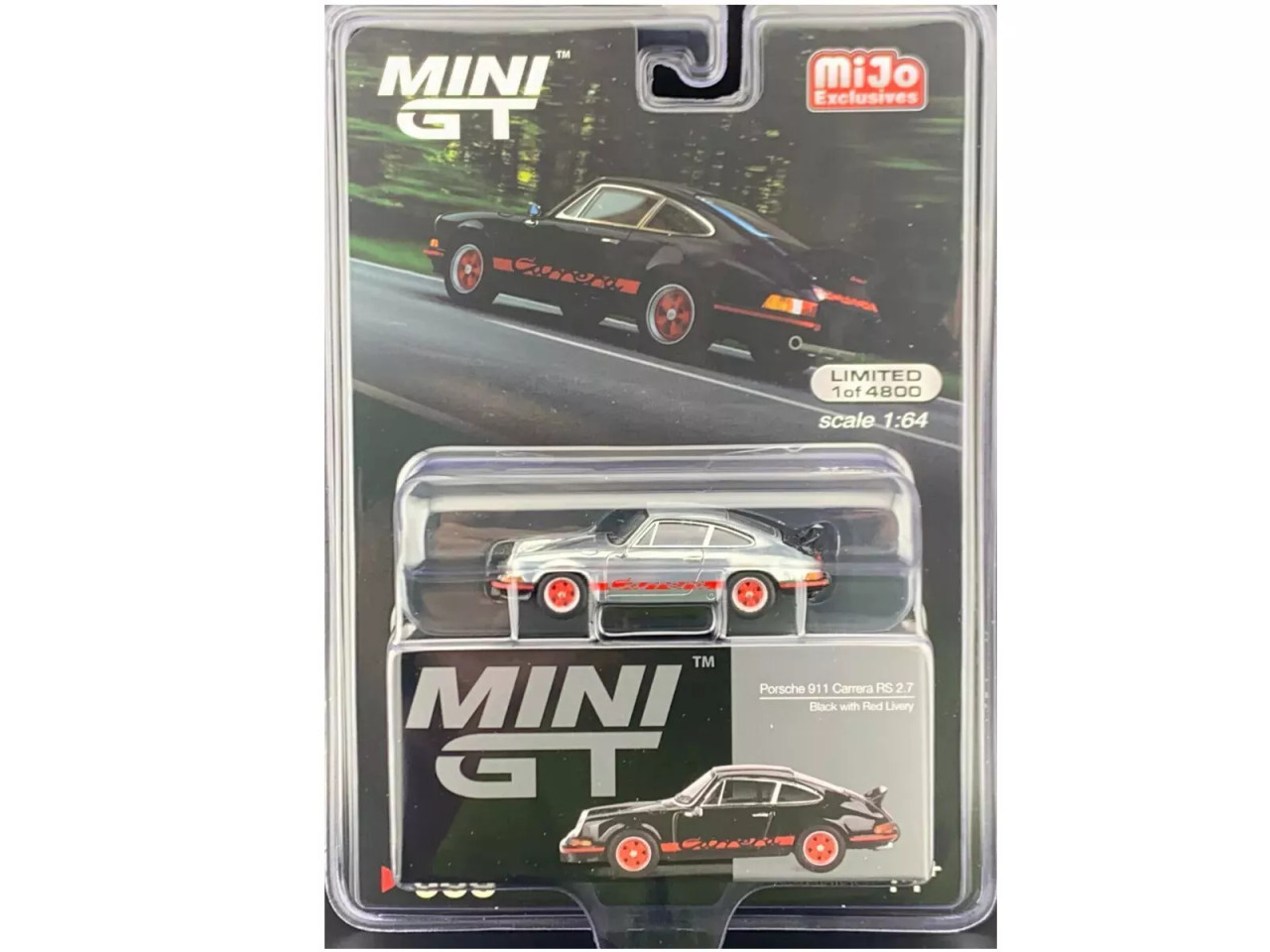 ミニカー MINI GT Porsche 911 Carrera RS 2.7 chase CHASE CAR 1/64 Mini GT Porsche 911 Carrera RS 2.7 (Chrome