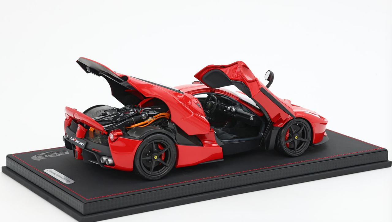 1/18 BBR Ferrari LaFerrari (Rosso Corsa Red) Diecast Car Model with Luxury Packge