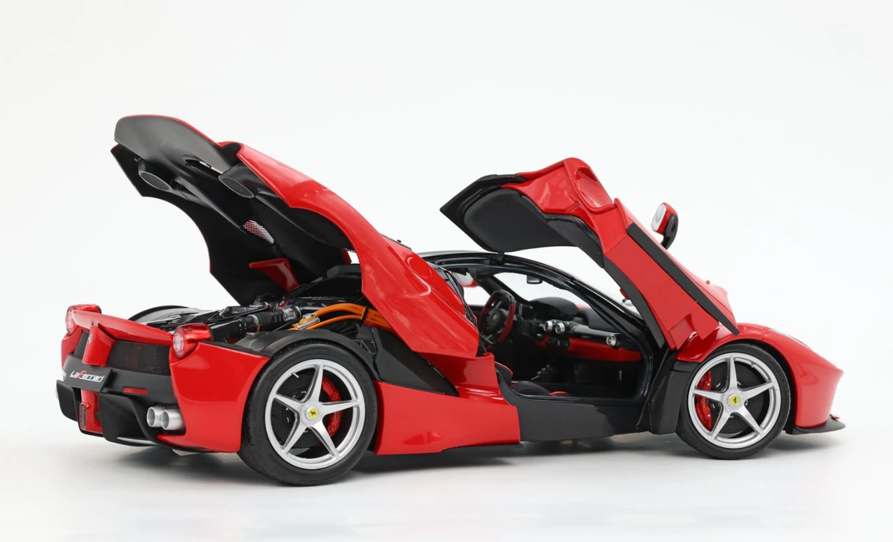 1/18 BBR Ferrari LaFerrari (Rosso Corsa Red with Black Roof) Diecast Car Model