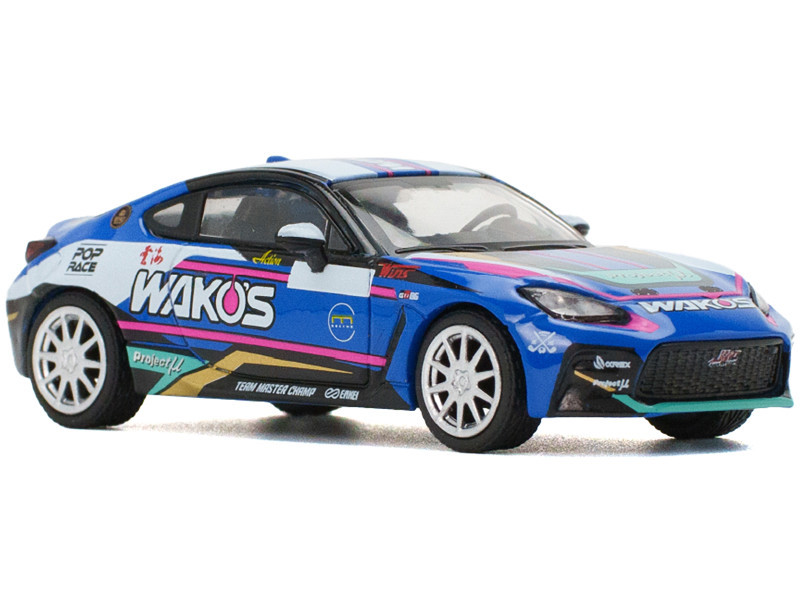 ミニカー POP RACE 1/64 TOYOTA GR86 WAKO'S Toyota GR86 