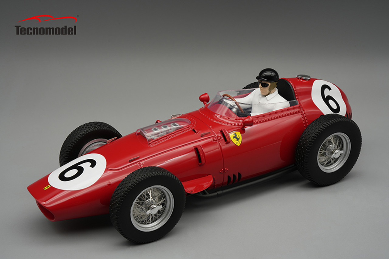 1/18 Tecnomodel 1960 Formula 1 Ferrari 246/256 Dino Germany Avus GP D. Gurney #6 Car Model