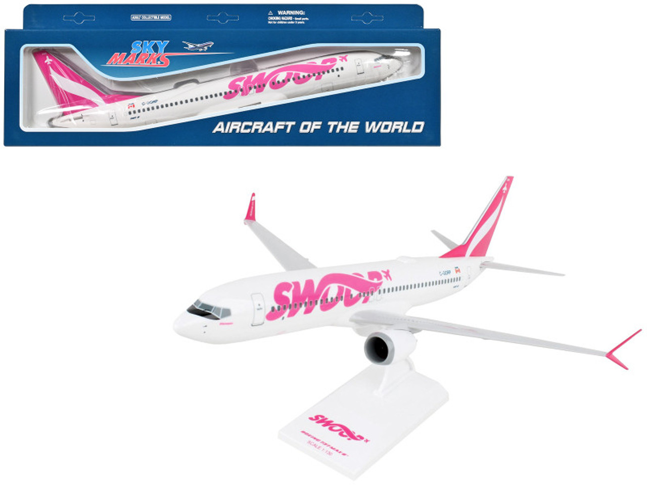 航空機・ヘリコプター SWOOP Boeing 737-800 1:100 Scale Swoop Boeing 737-800 C-FLSF NG Model 58207 Scale 1:400 | eBay