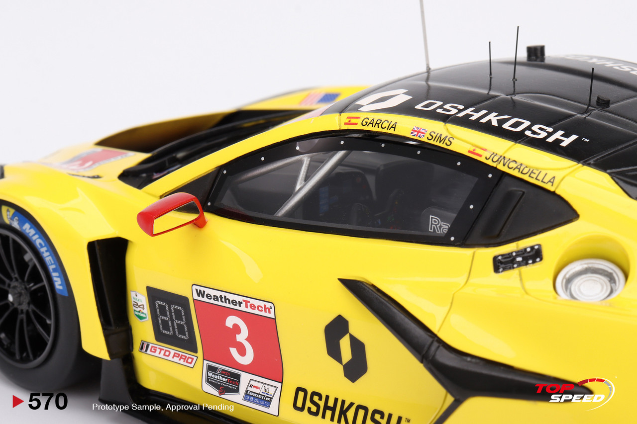 1/18 Top Speed 2024 Chevrolet Corvette C8 Z06 GT3.R #3 Corvette