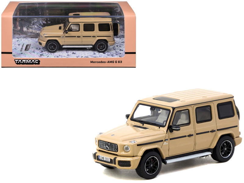1/64 Tarmac Works Mercedes-AMG G63 AMG (Light Brown) Diecast Car