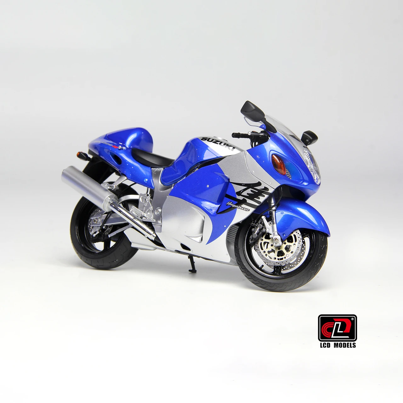 1/12 LCD Suzuki GSX-1300R Hayabusa (Blue) Diecast Model