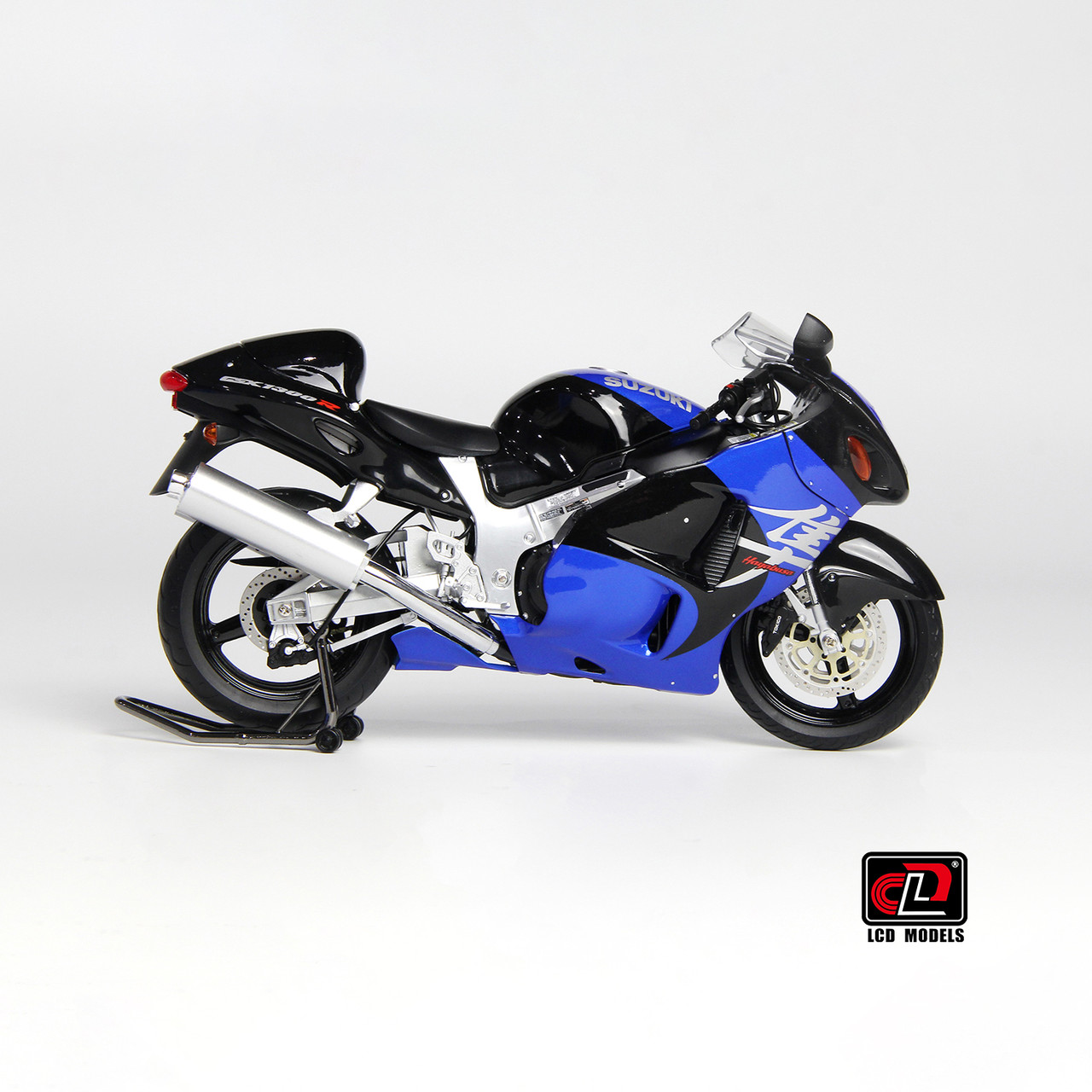 LCDMODELS 1/12 SUZUKI 隼 GSX1300R 1/12 LCD Suzuki GSX-1300R Hayabusa (Blue) Diecast Model