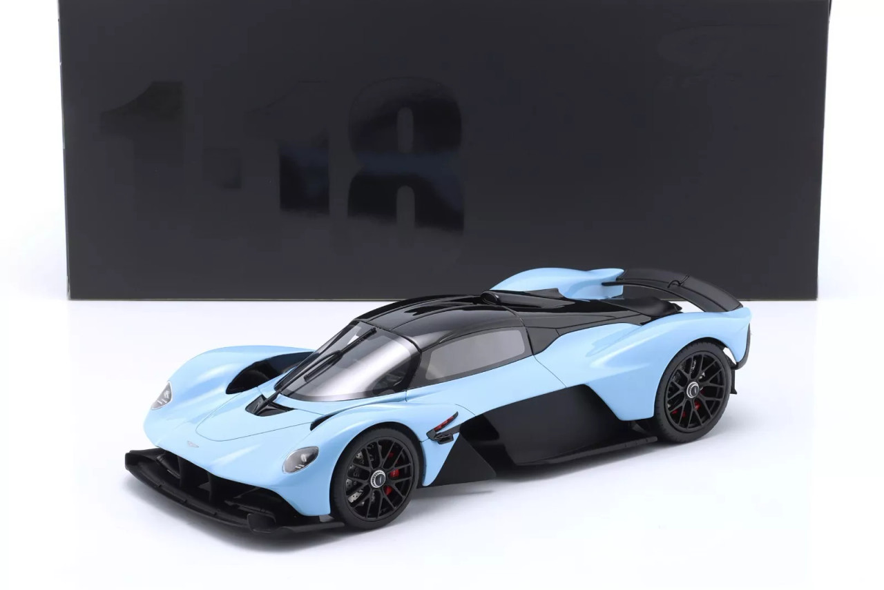 1/18 GT Spirit 2023 Aston Martin Valkyrie (Light Blue) Car Model