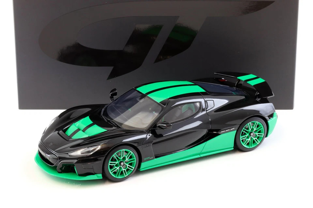 1/18 GT Spirit 2023 Rimac Nevera (Black & Green) Car Model