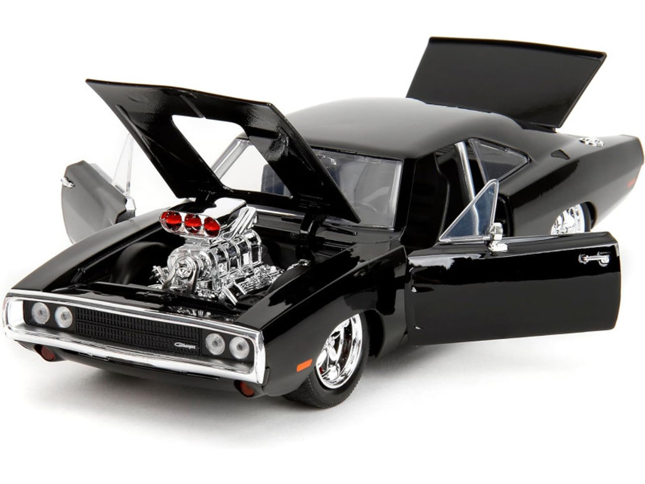 1/24 Jada Dom and 1970 Dodge Charger R/T Fast & Furious Diecast Car Model with Figure