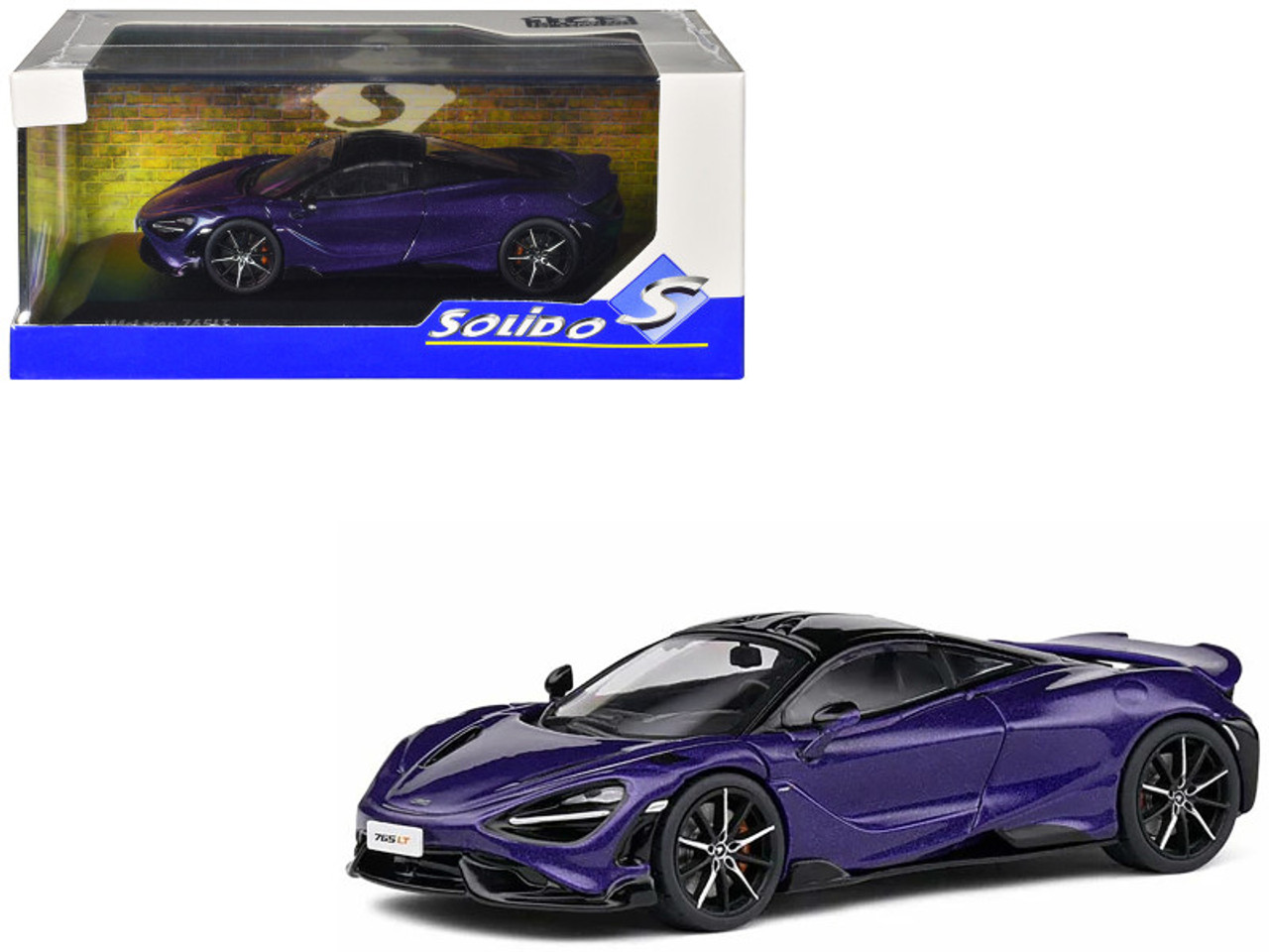 1/43 Solido McLaren 765LT (Purple) Diecast Car Model