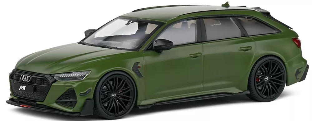 1/43 Solido Audi RS6-R (Green) Diecast Car Model - LIVECARMODEL.com