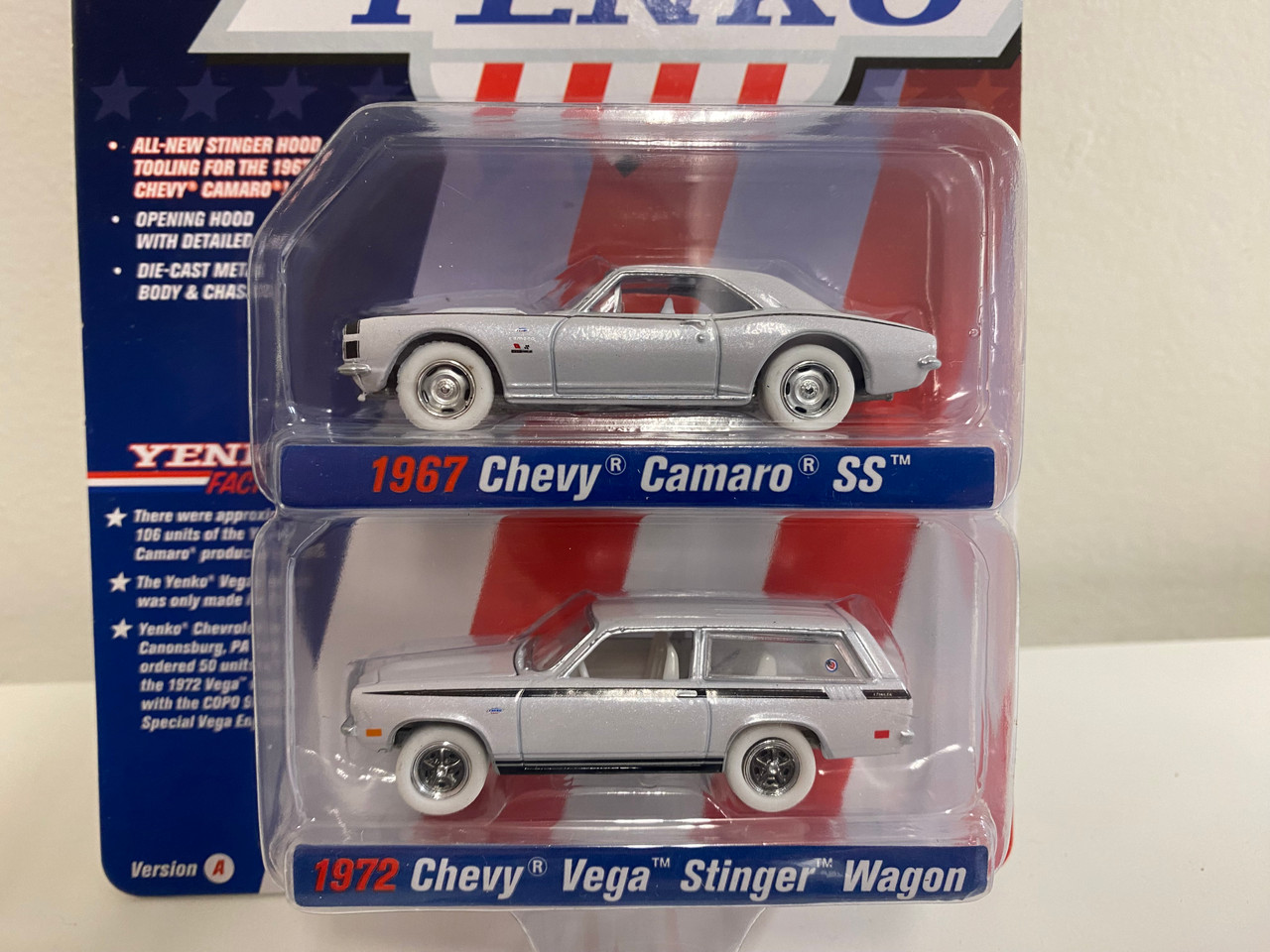 CHASE CARS 1/64 Johnny Lightning 1967 Chevrolet Camaro SS (White