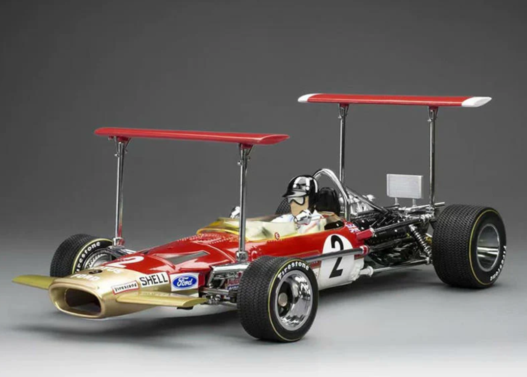 1/18 Sunstar 1969 Formula 1 Lotus 49B - #2 Jochen Rindt South African GP Diecast Car Model