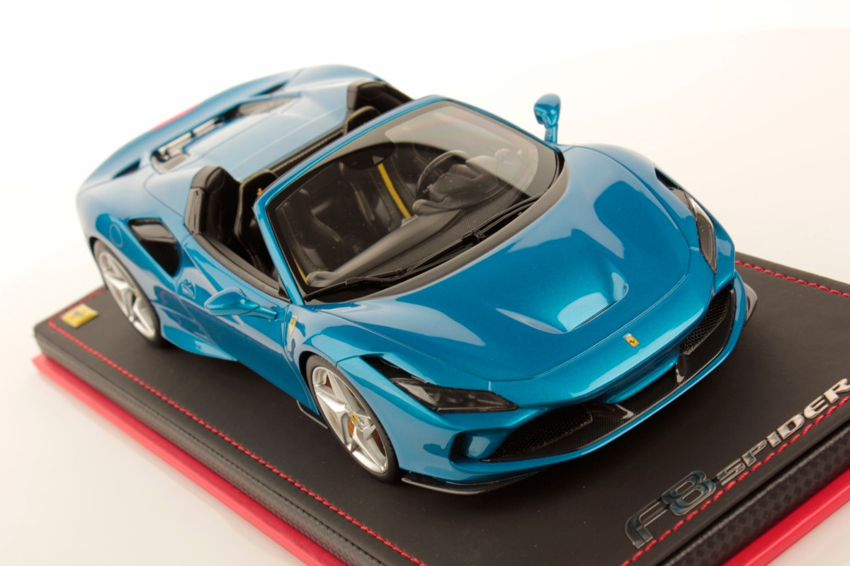 1/18 MR Ferrari F8 Spider (Blu Corsa / Blue) Resin Car Model