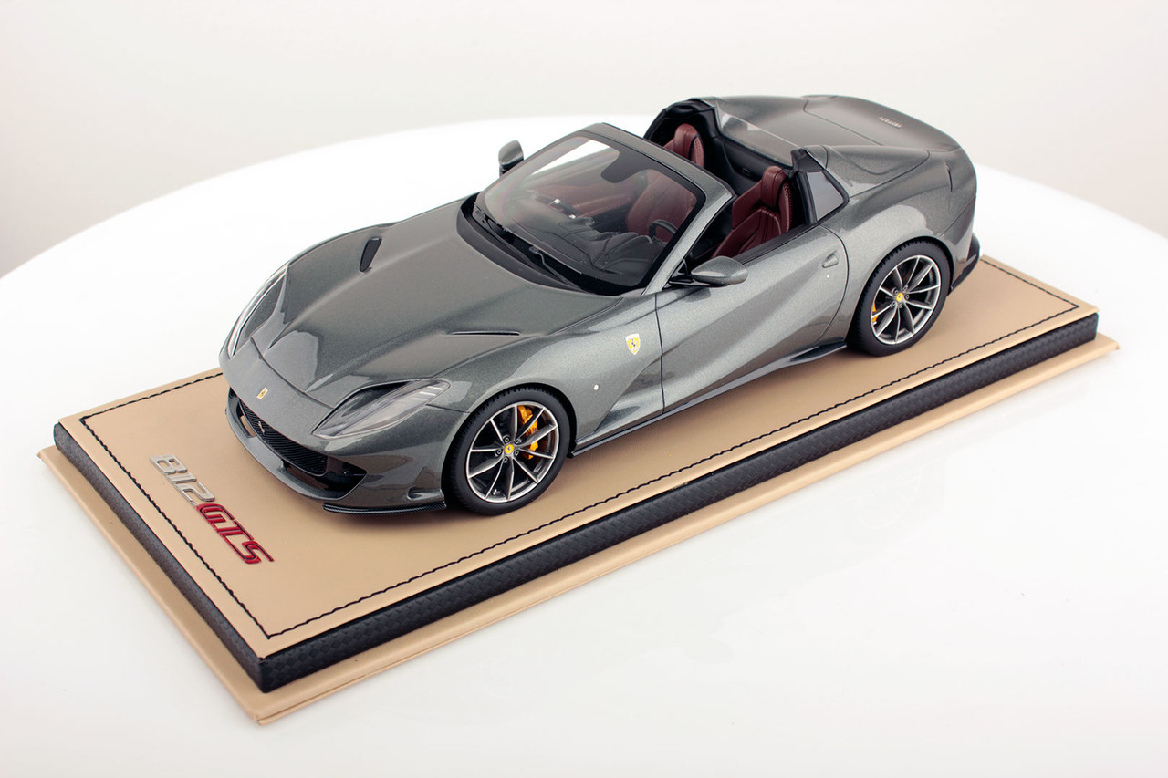 1/18 MR Ferrari 812 GTS (Grigio Silverstone / Grey) Resin Car Model Limited