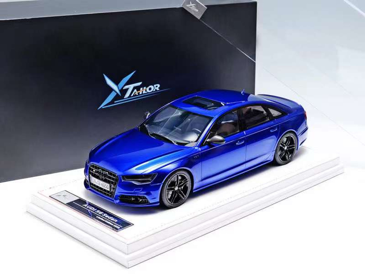 1/18 Ivy Audi S6 (Blue) Resin Car Model Limited 39 Pieces