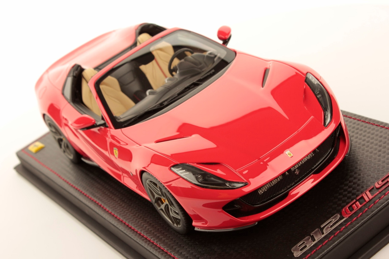 1/18 MR Ferrari 812 GTS (Rosso Scuderia Red) Resin Car Model Limited