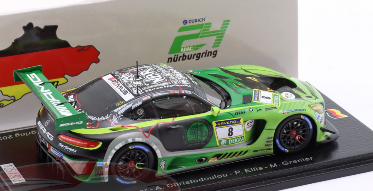 1/43 Spark Mercedes-AMG GT3 No.8 Mercedes-AMG Team GetSpeed 1/43 Spark Mercedes-AMG GT3 No.8 Mercedes-AMG Team GetSpeed