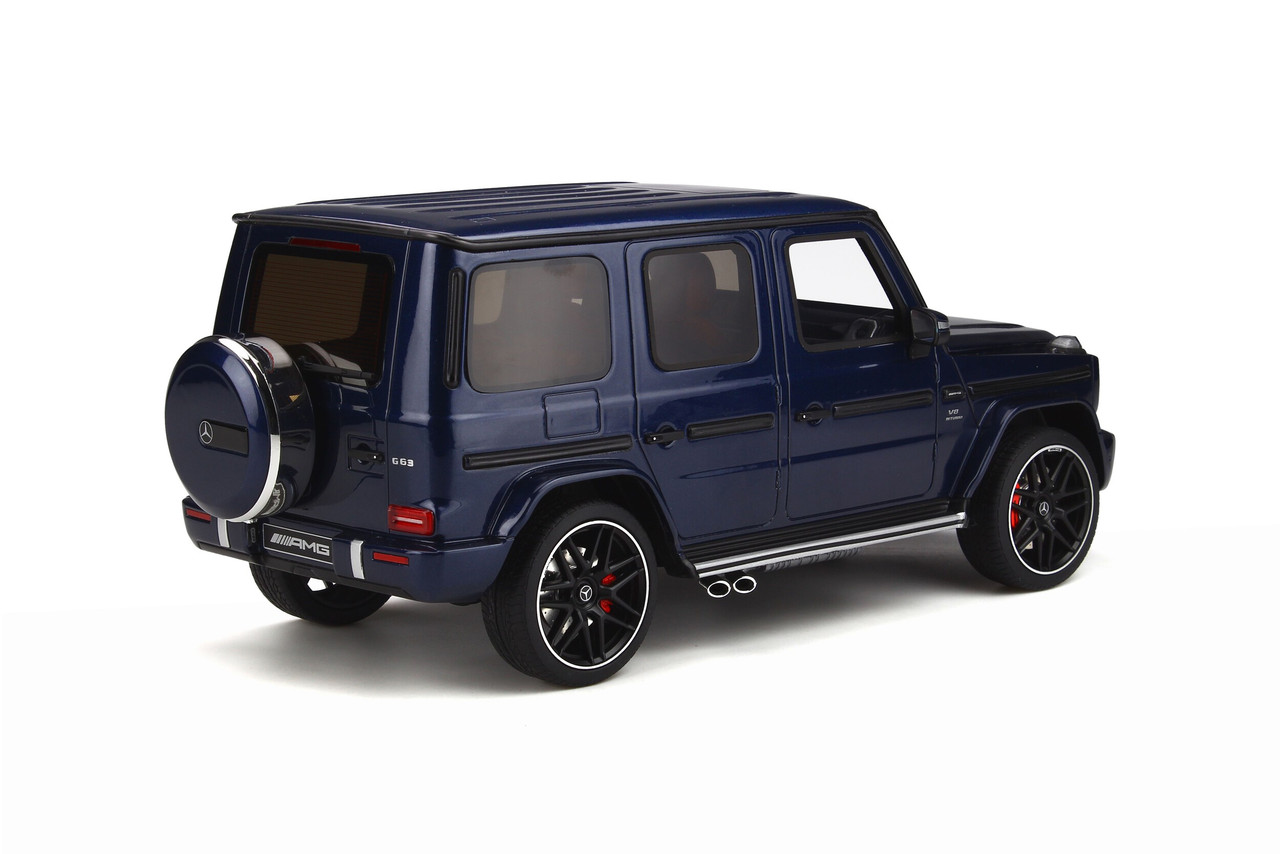 1 18 Gt Spirit Gtspirit Mercedes Benz Mercedes G Class G Klasse G63 Amg Blue Resin Car Model Livecarmodel Com