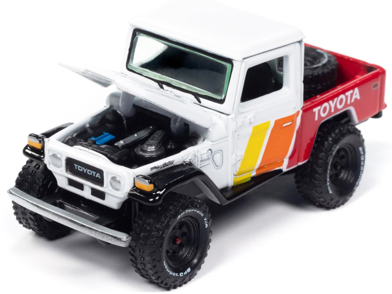 1/64 Johnny Lightning 1980 Toyota Land Cruiser with Open Car